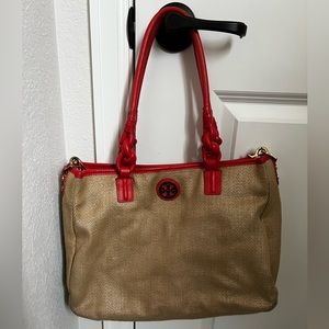 Tory Burch Canvas Crossbody Tote